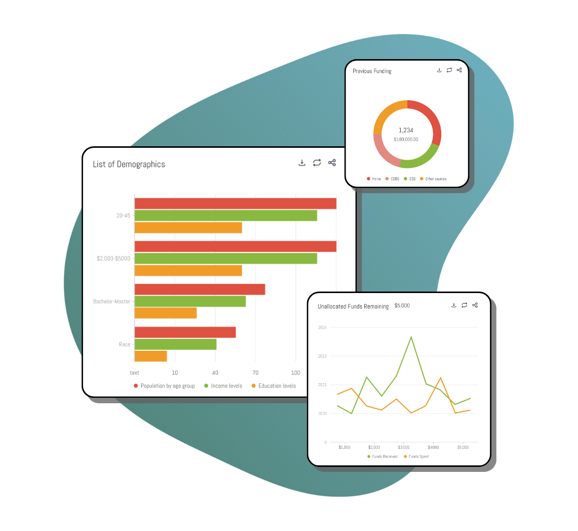 Data-Driven Metrics & Reporting Graphic